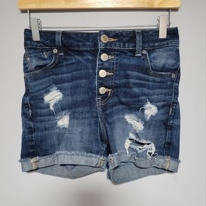 Maurices High-Rise Jean Shorts, size 4ish